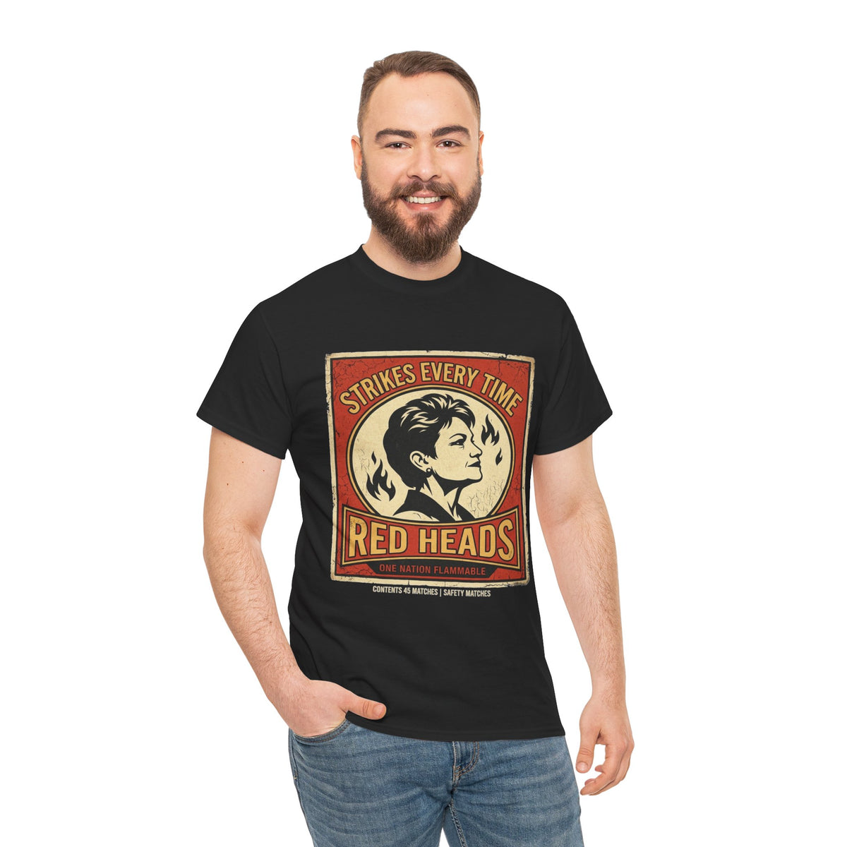 Pauline Hanson Red Heads T-Shirt | One Nation Flammable Satire