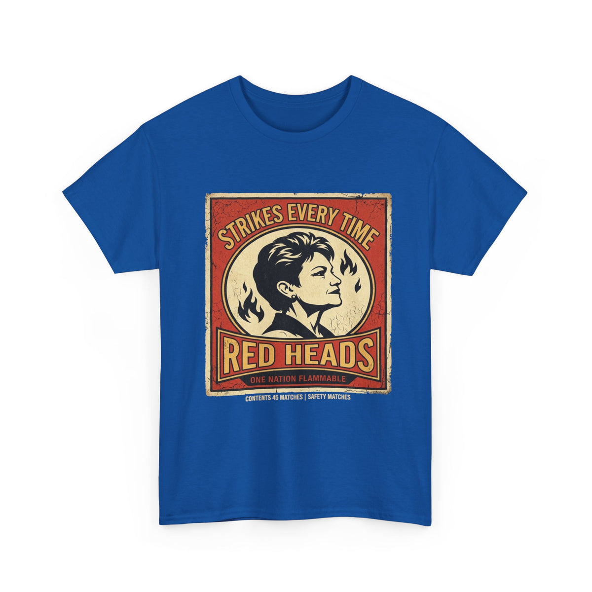Pauline Hanson Red Heads T-Shirt | One Nation Flammable Satire