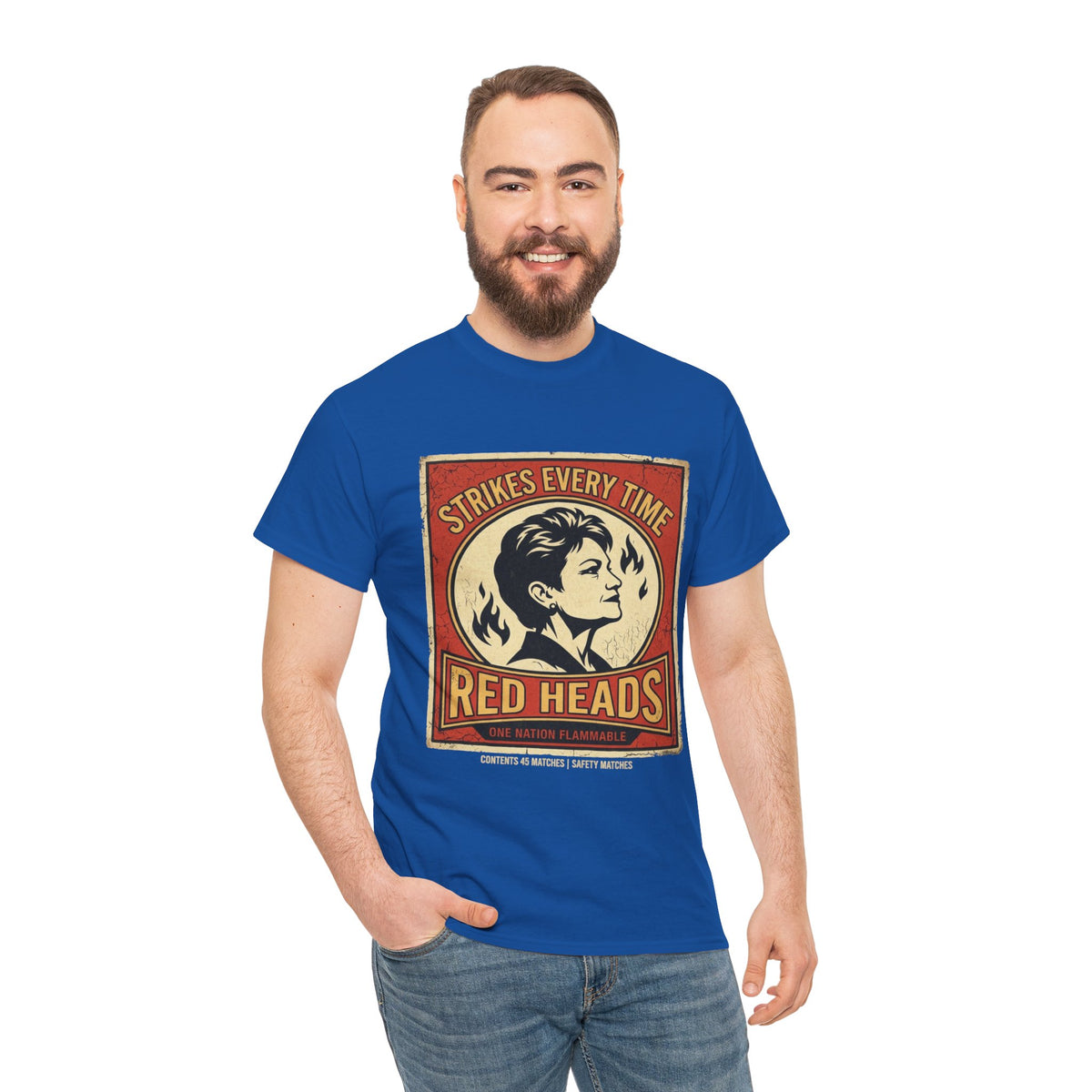 Pauline Hanson Red Heads T-Shirt | One Nation Flammable Satire