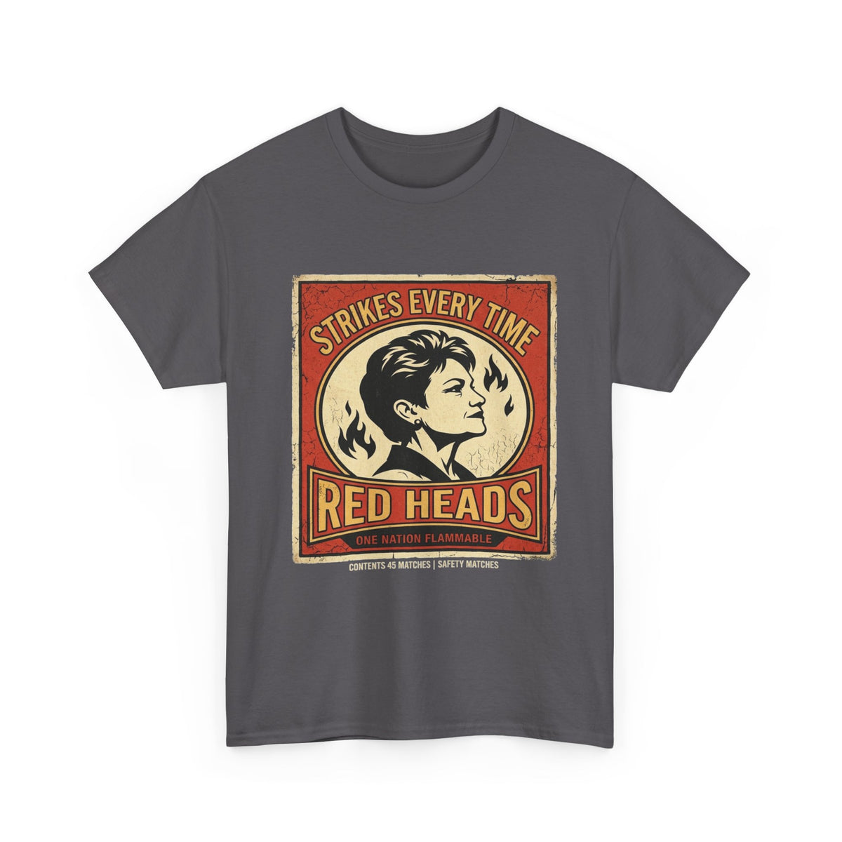 Pauline Hanson Red Heads T-Shirt | One Nation Flammable Satire