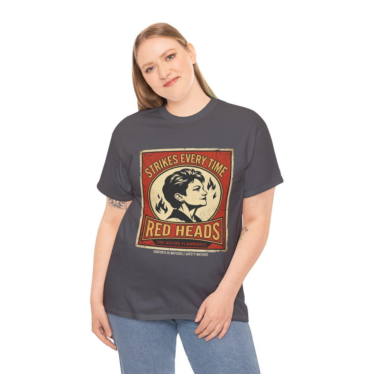 Pauline Hanson Red Heads T-Shirt | One Nation Flammable Satire