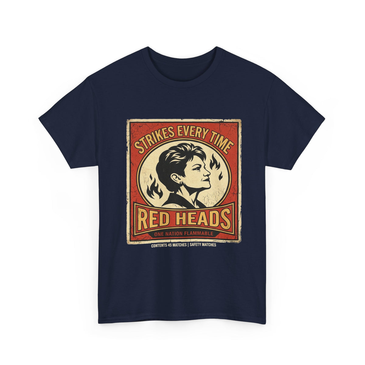 Pauline Hanson Red Heads T-Shirt | One Nation Flammable Satire