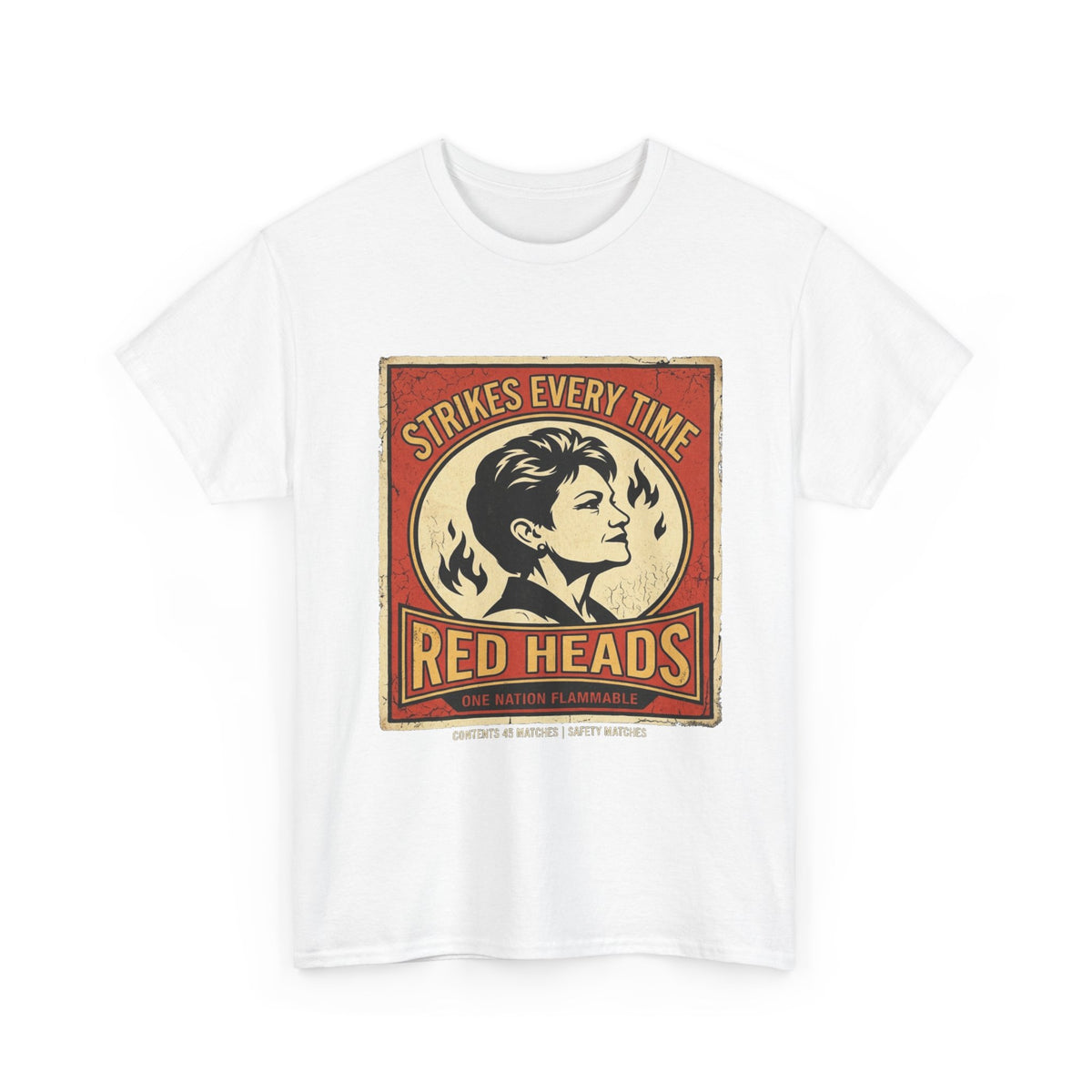 Pauline Hanson Red Heads T-Shirt | One Nation Flammable Satire