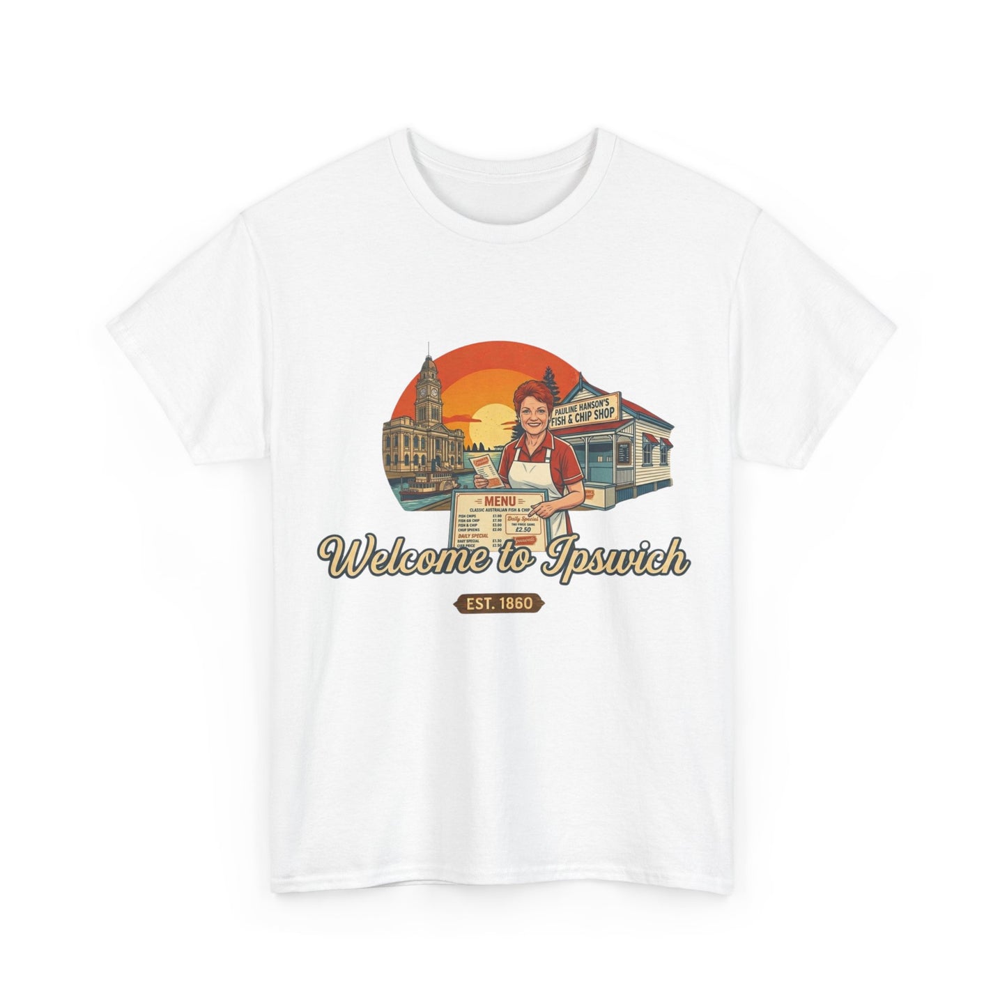 retro Ipswich Australia t-shirt Pauline Hanson fan tee