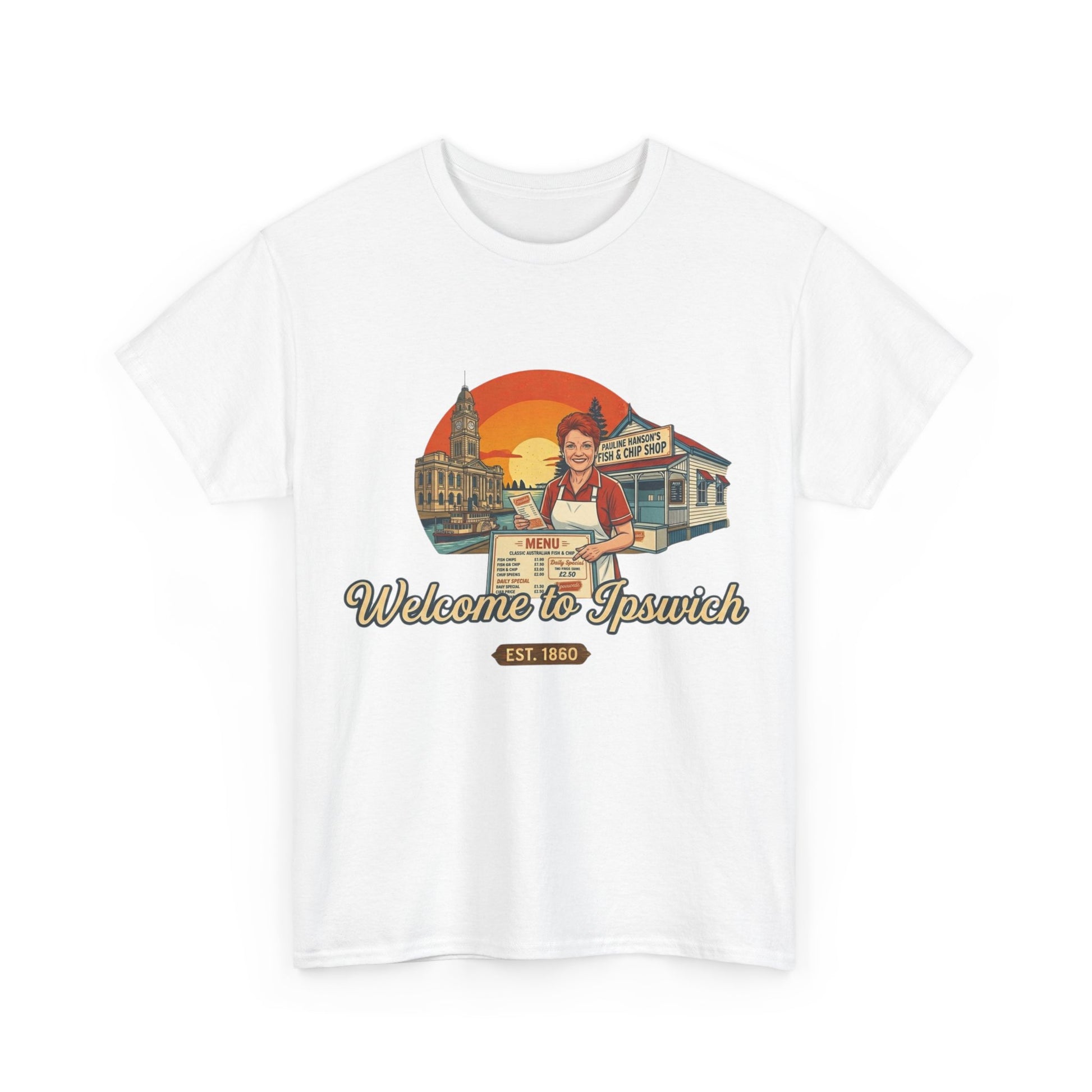 retro Ipswich Australia t-shirt Pauline Hanson fan tee