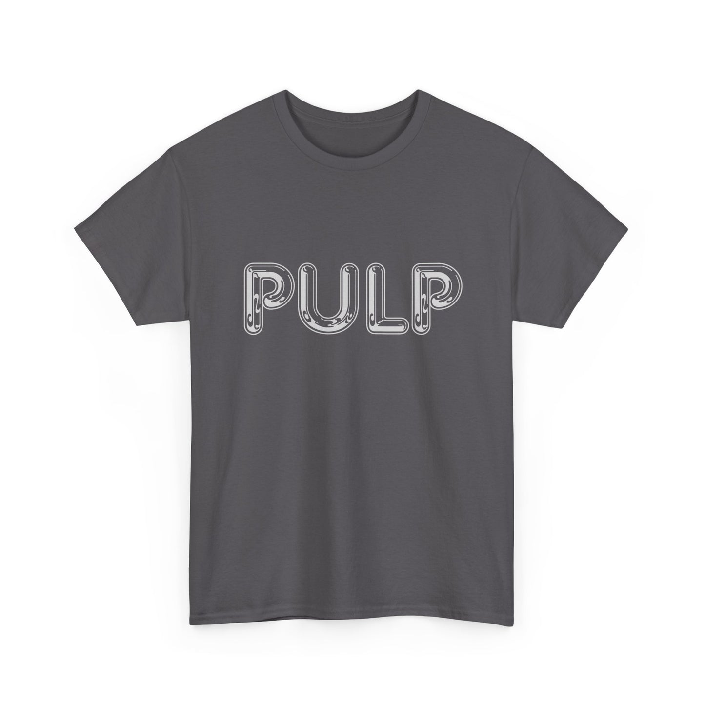 "Pulp" graphic t-shirt, a tribute to the famous Britpop band and frontman Jarvis Cocker.