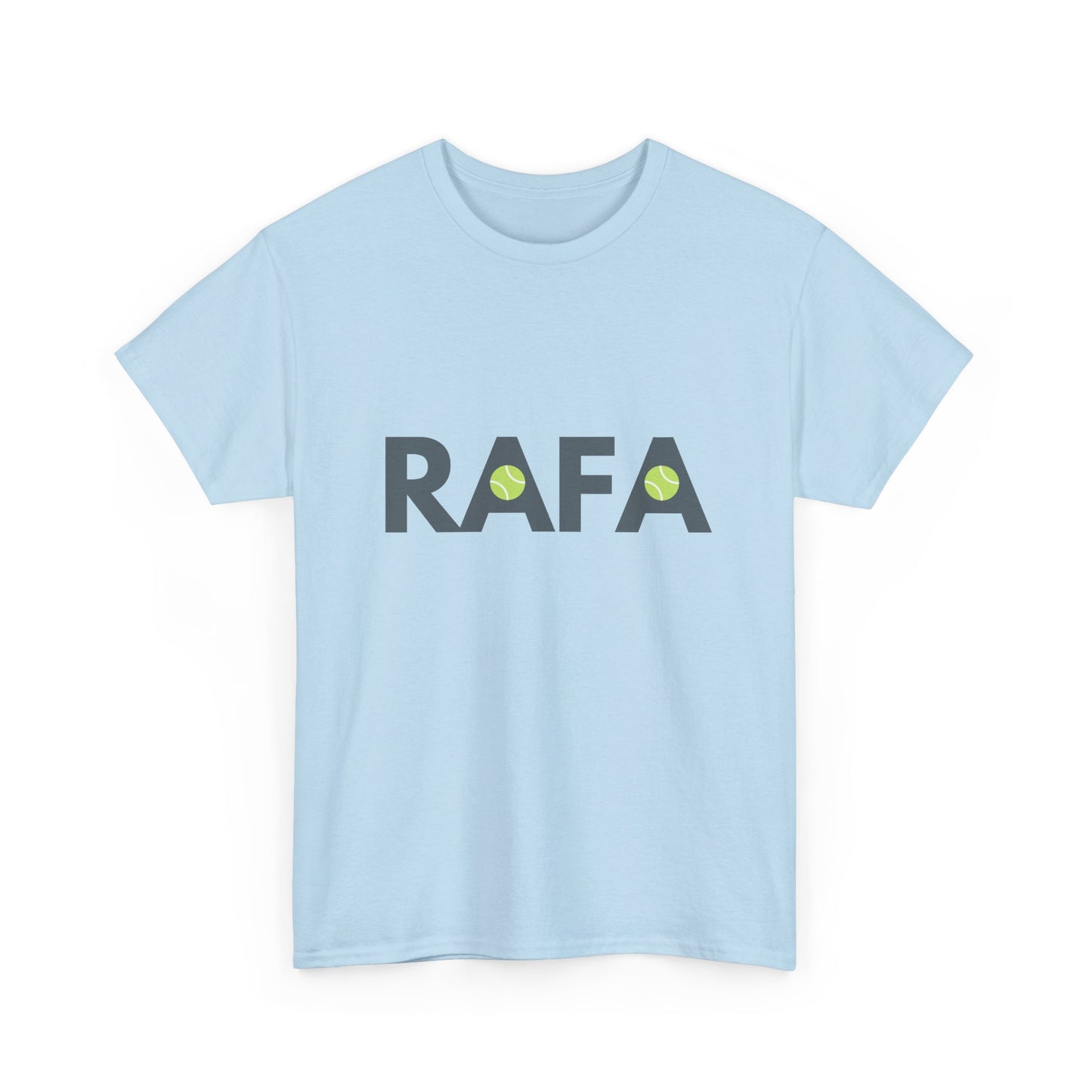 Unisex RAFA t-shirt for supporters of tennis icon and Slam great Nadal