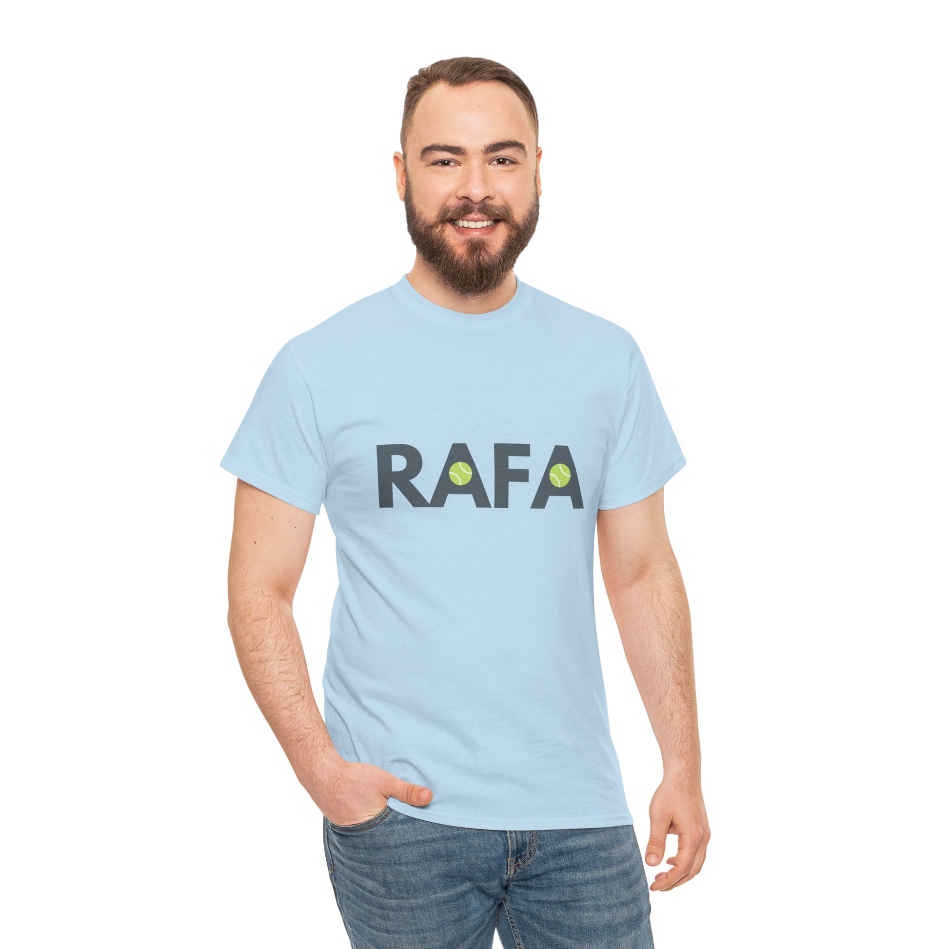 RAFA t-shirt honouring Spain’s tennis hero and Grand Slam legend Rafael Nadal