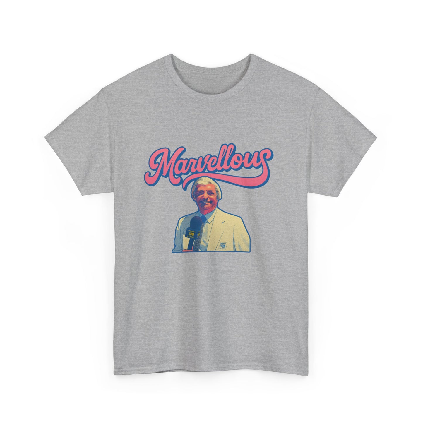 Cricket legend Richie Benaud illustrated Marvellous t-shirt