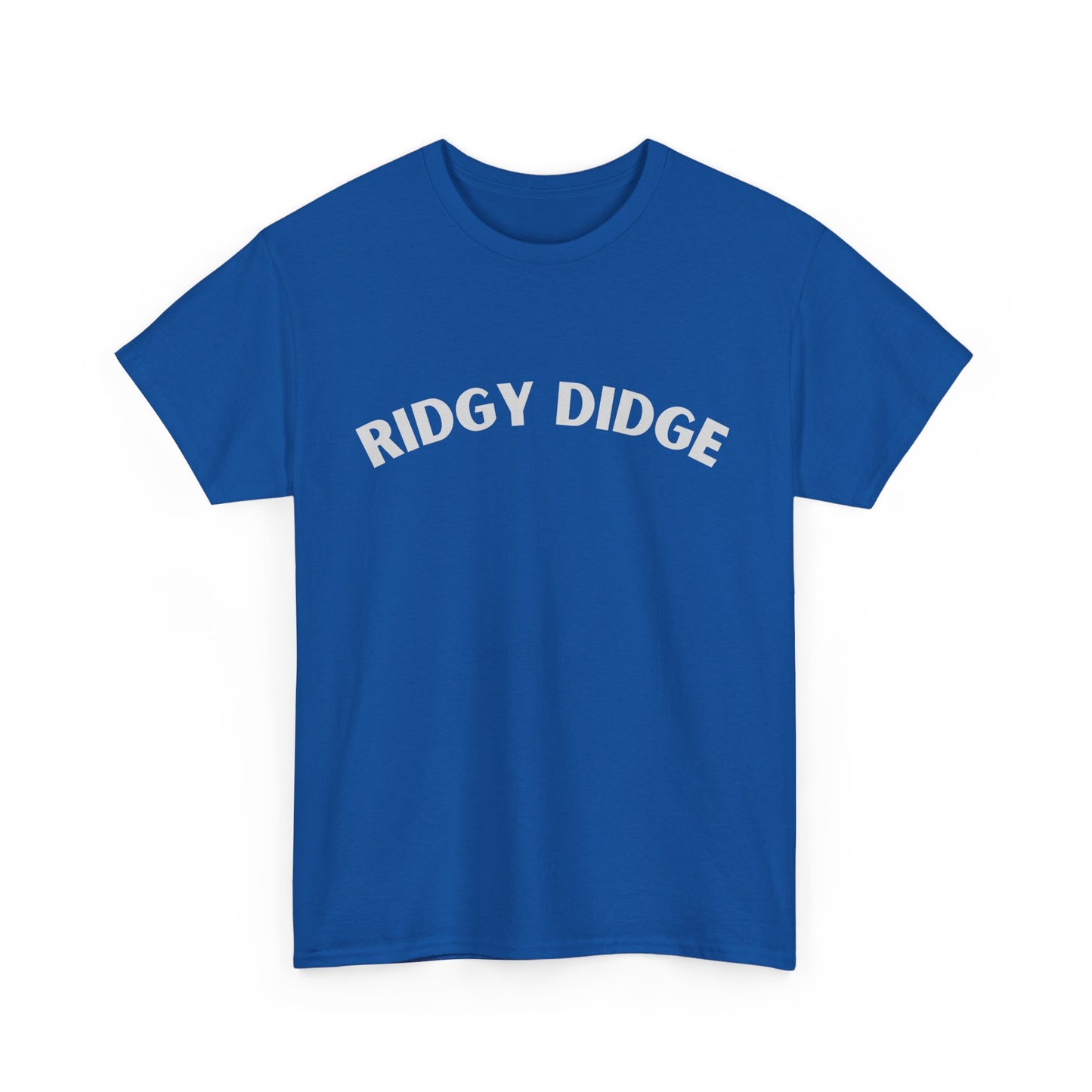 Aussie pride graphic tee with Ridgy Didge saying, ethically made cotton