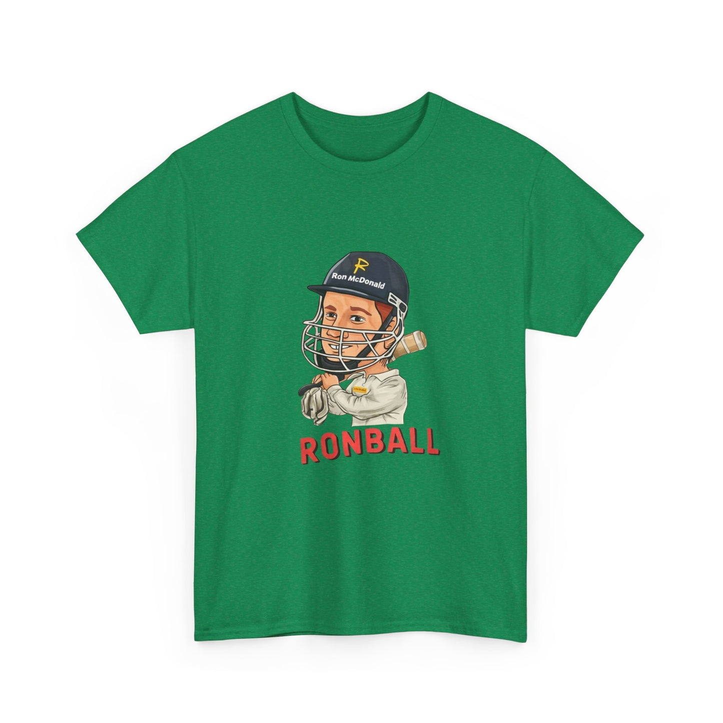 Ronball Ashes-inspired Aussie cricket coach cartoon tee