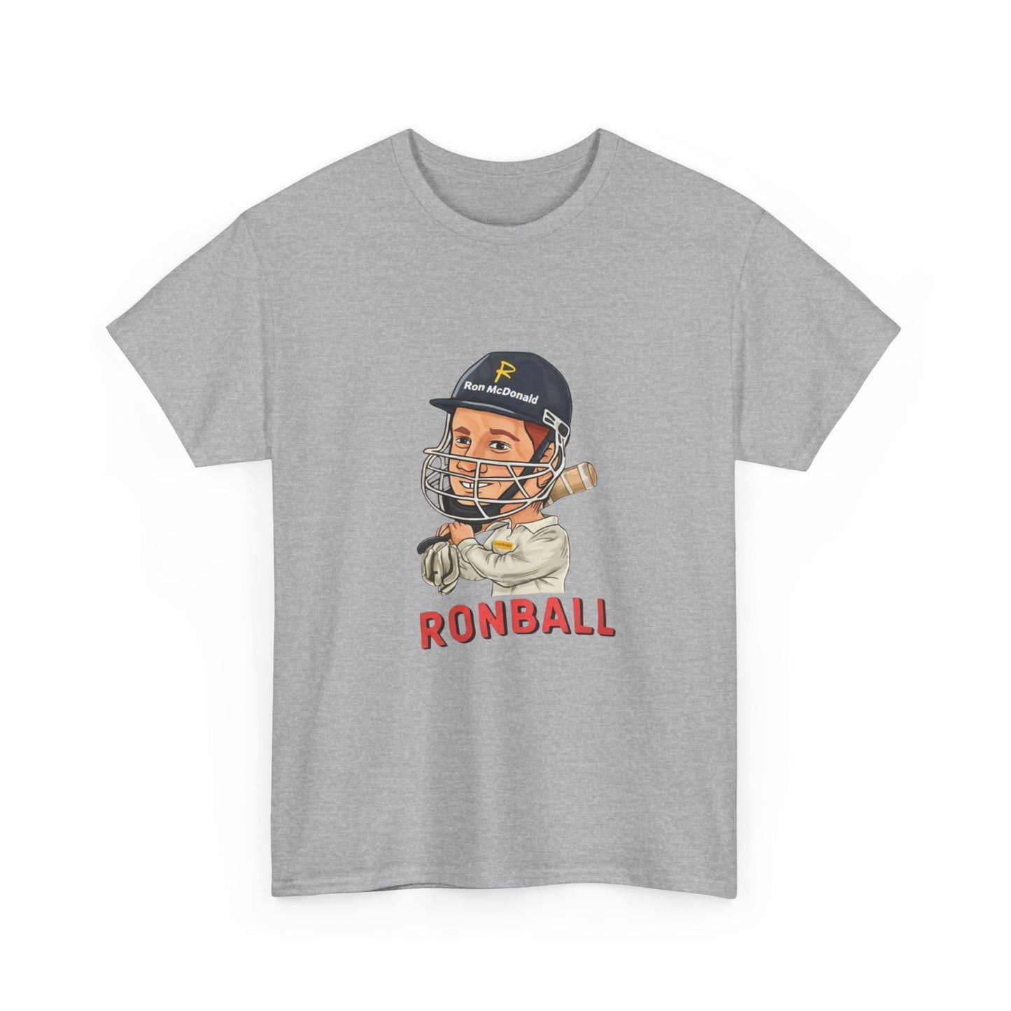 Ronball cartoon Andrew McDonald Australian cricket humour t-shirt