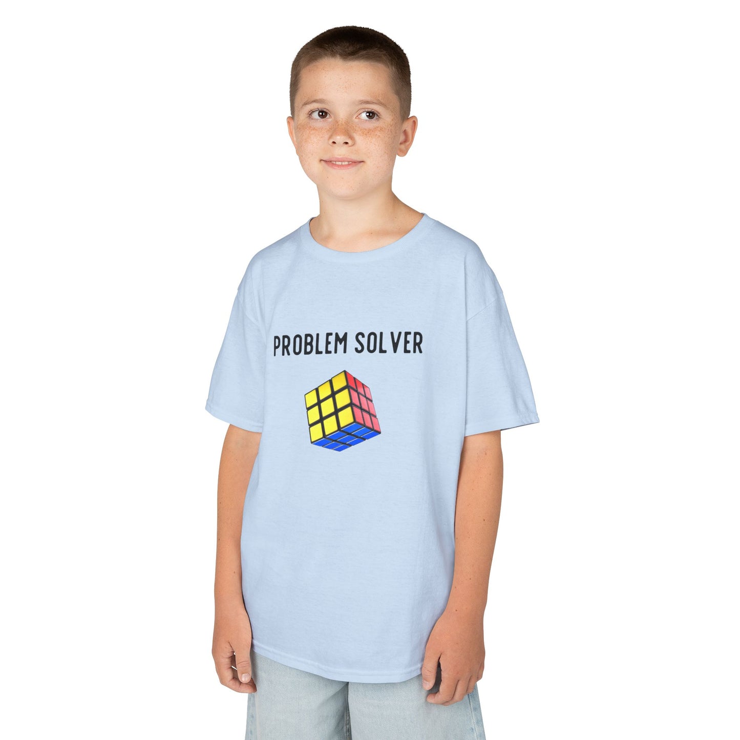 Kids Problem Solver tee for young puzzle and Rubik’s Cube fans