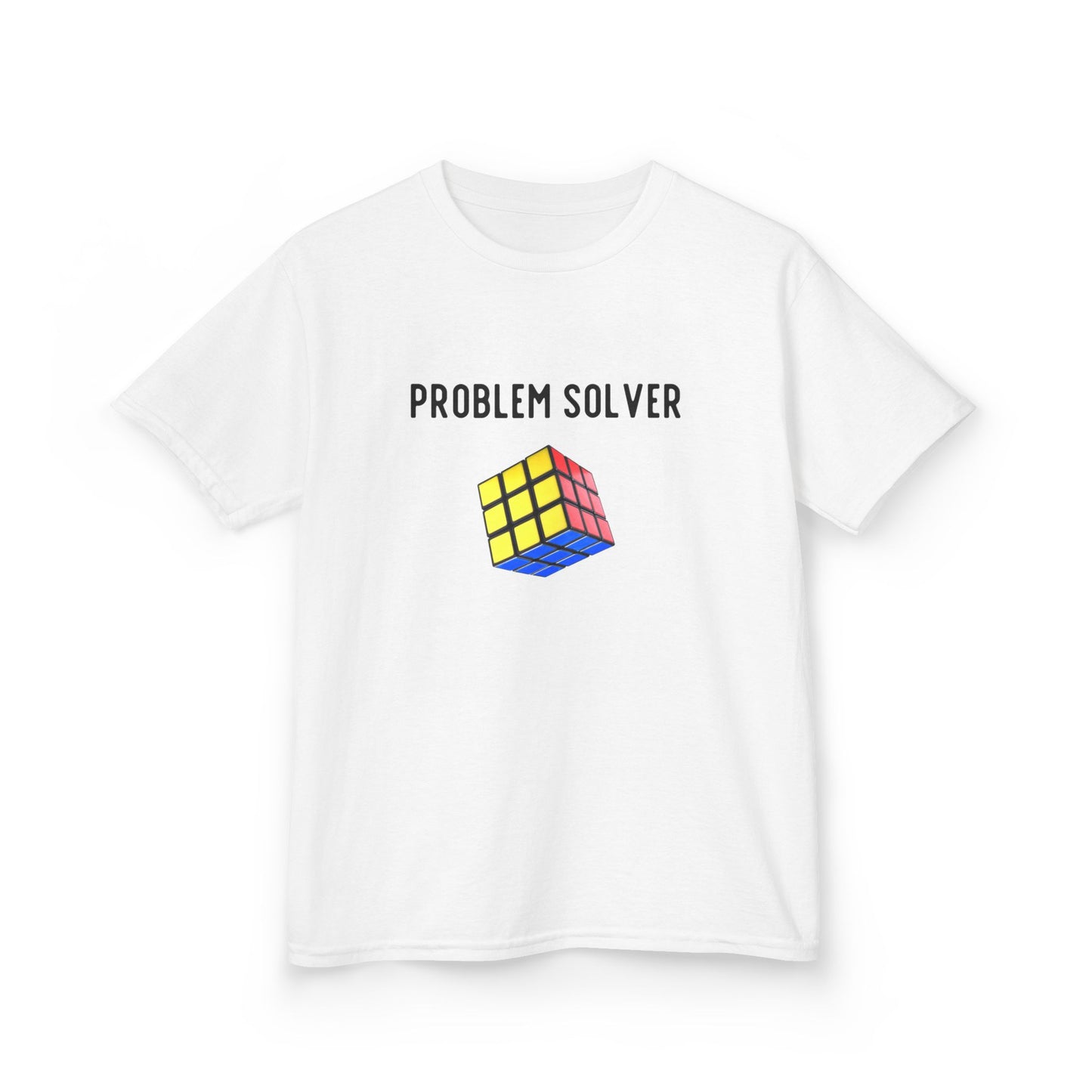 Problem Solver kids t-shirt with Rubik’s Cube for young speed cubers