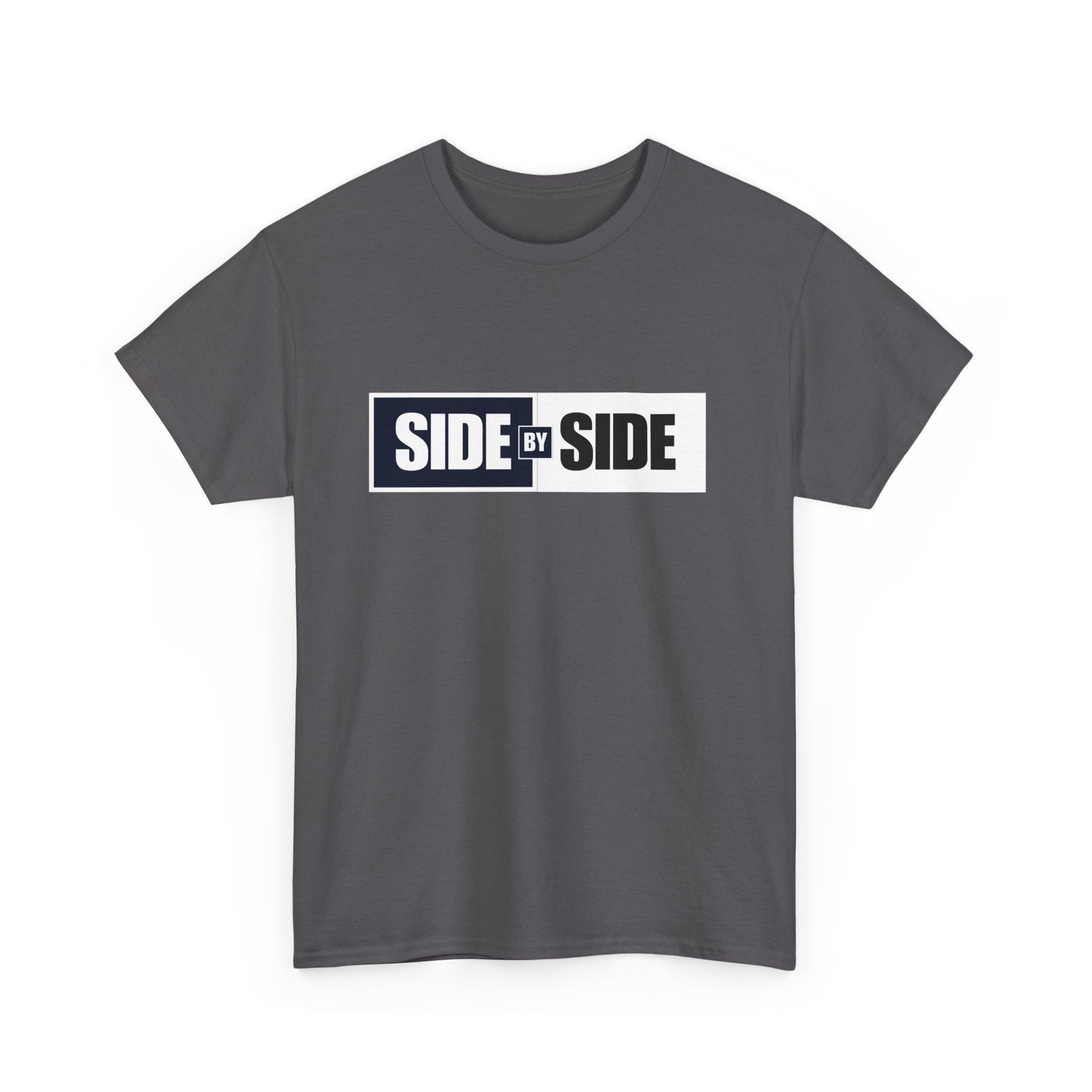 Support the Pies with this bold Side by Side t-shirt in Collingwood colours