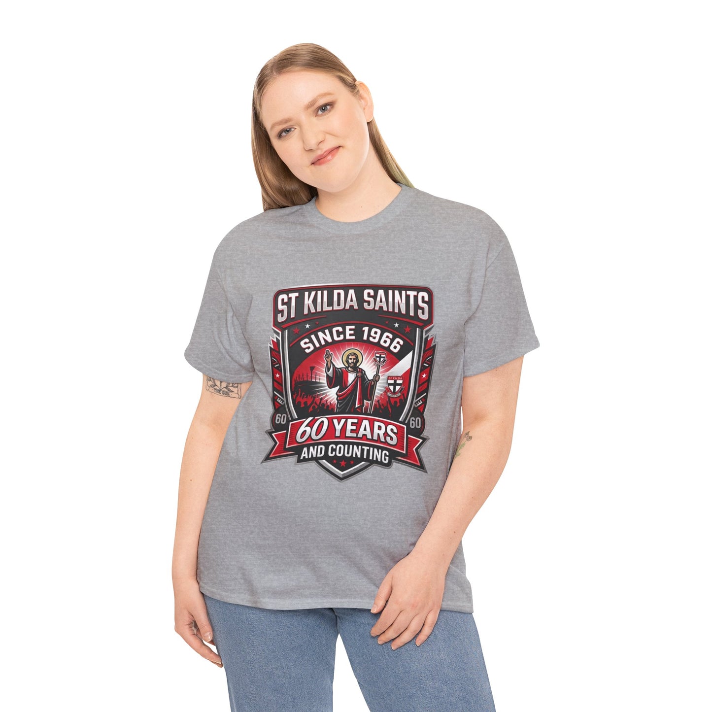 Funny St Kilda Saints T-shirt - 60 Years and Counting T-Shirt