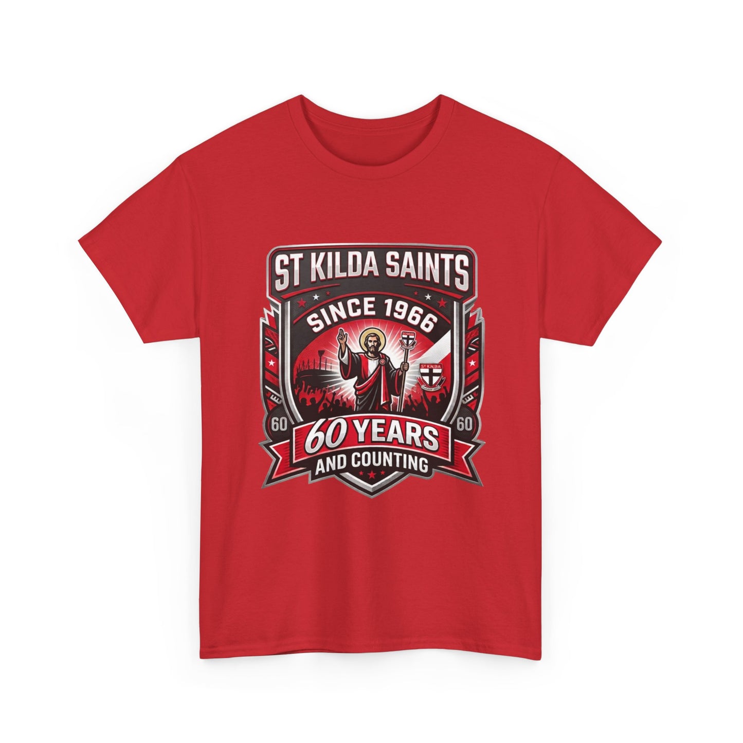 Funny St Kilda Saints T-shirt - 60 Years and Counting T-Shirt