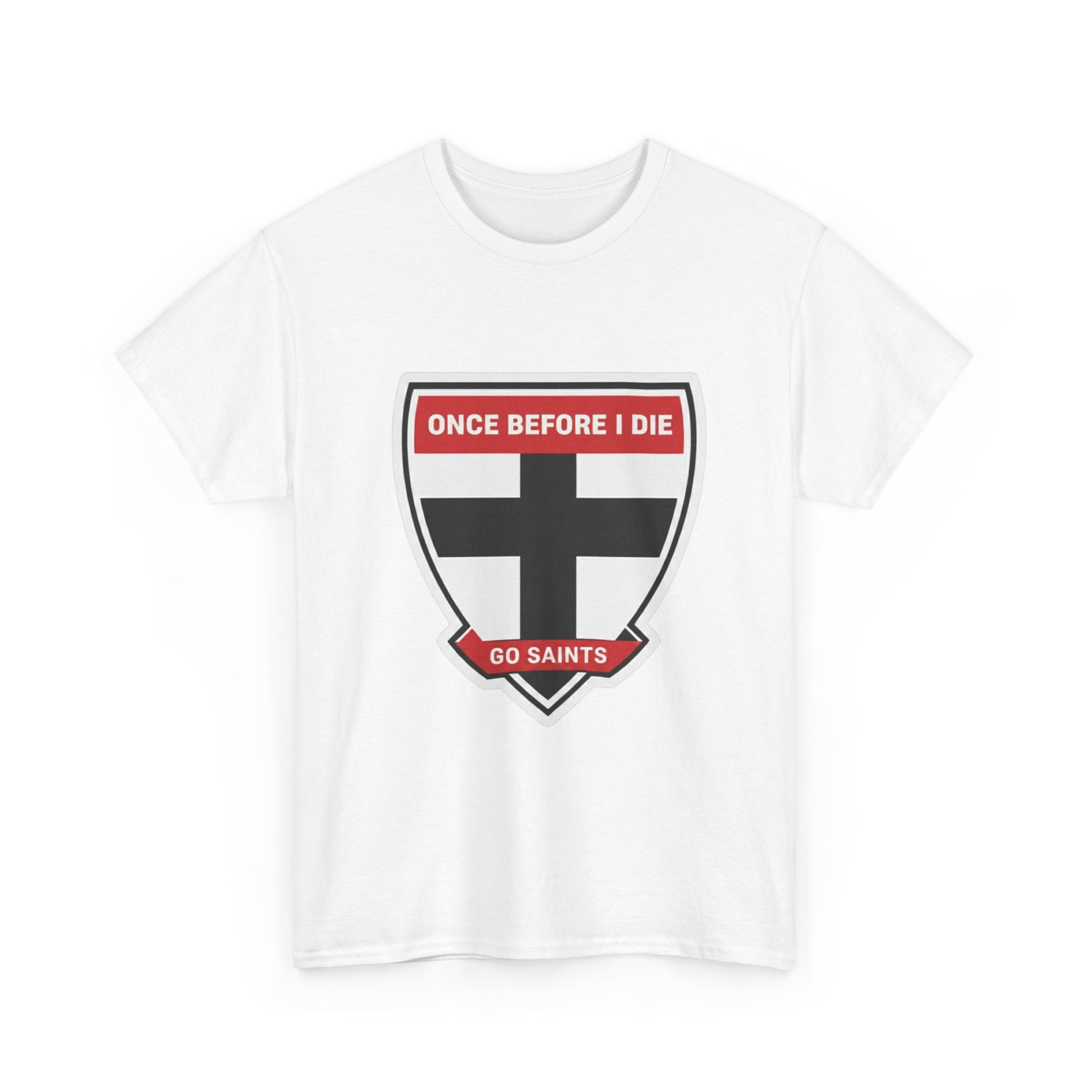 Funny St Kilda Saints AFL t-shirt heartbreak humour footy merch
