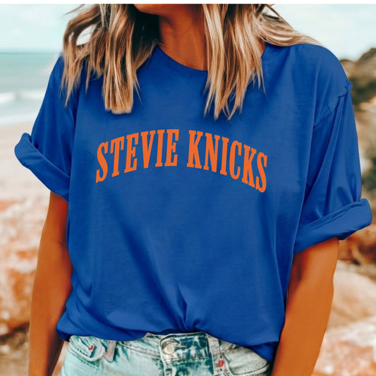 Stevie Knicks T-Shirt | New York Basketball Fan Tee