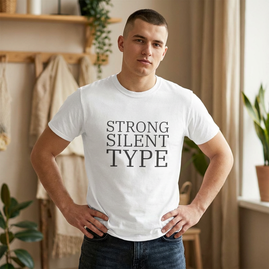 Strong Silent Type T-Shirt Sam Campbell Last One Laughing