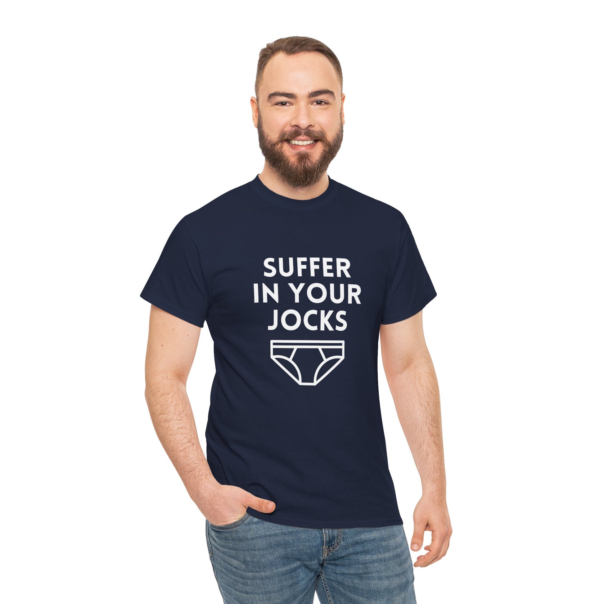 “Suffer in Your Jocks” Aussie saying t-shirt – great gift idea