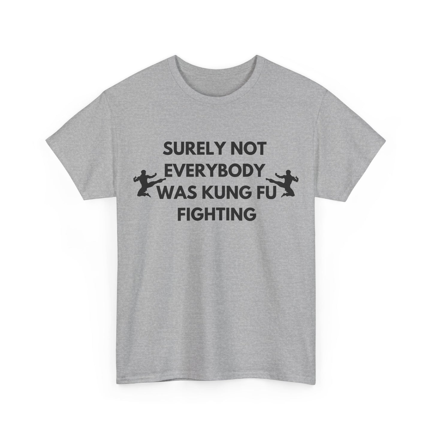 Surely Not Everybody Was Kung Fu Fighting T-Shirt | Funny Music Gift Australia