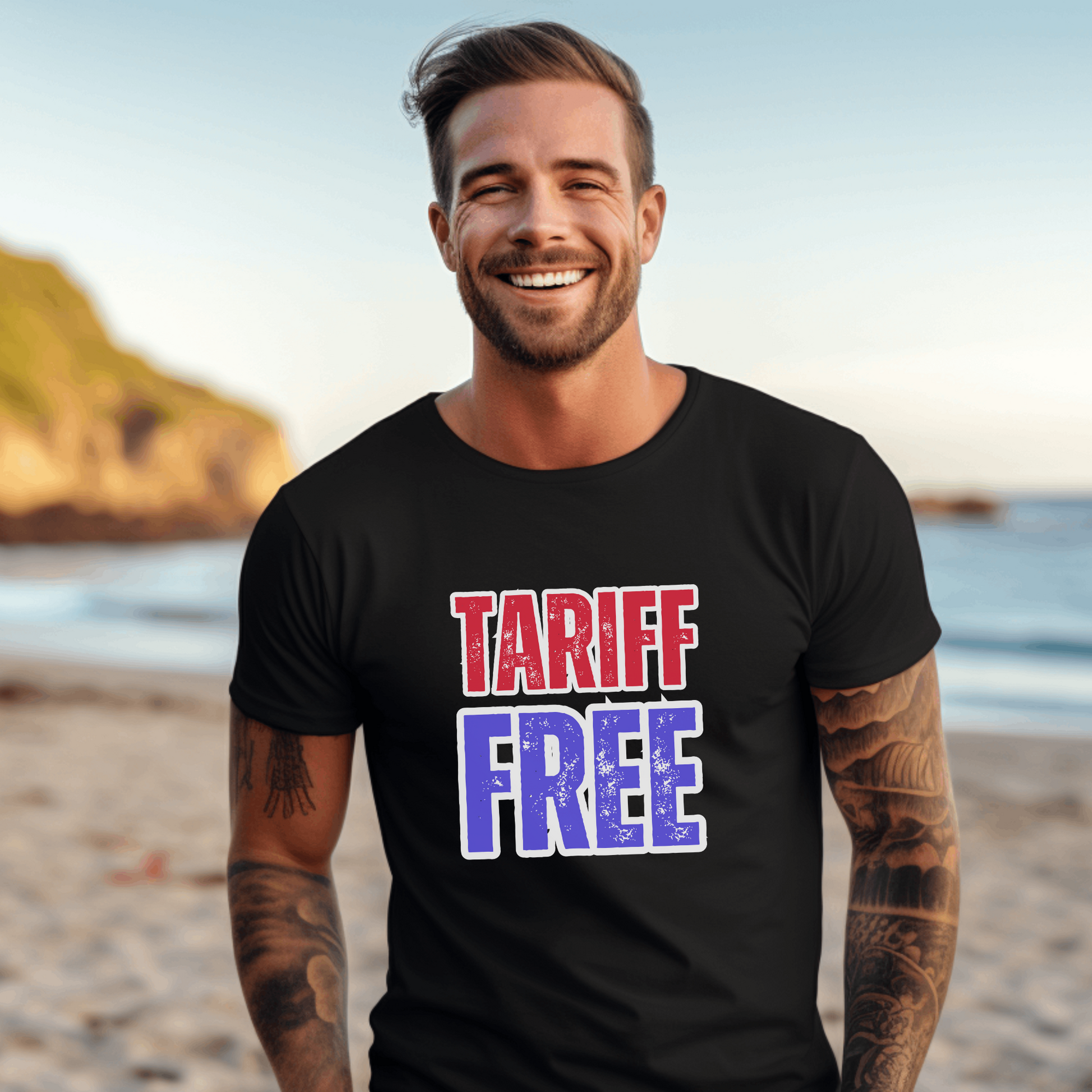 Tariff Free t-shirt protesting Trump trade policies