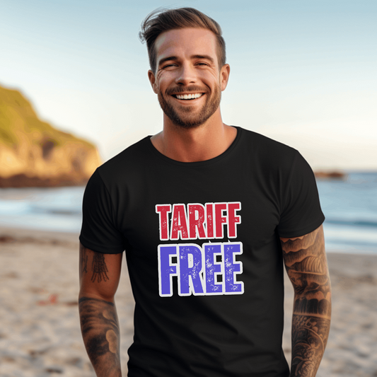 Tariff Free t-shirt protesting Trump trade policies