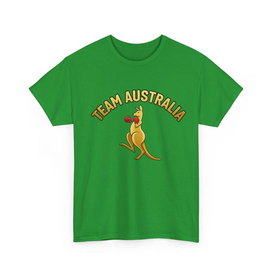 Team Australia boxing kangaroo t-shirt for Winter Olympics supporters