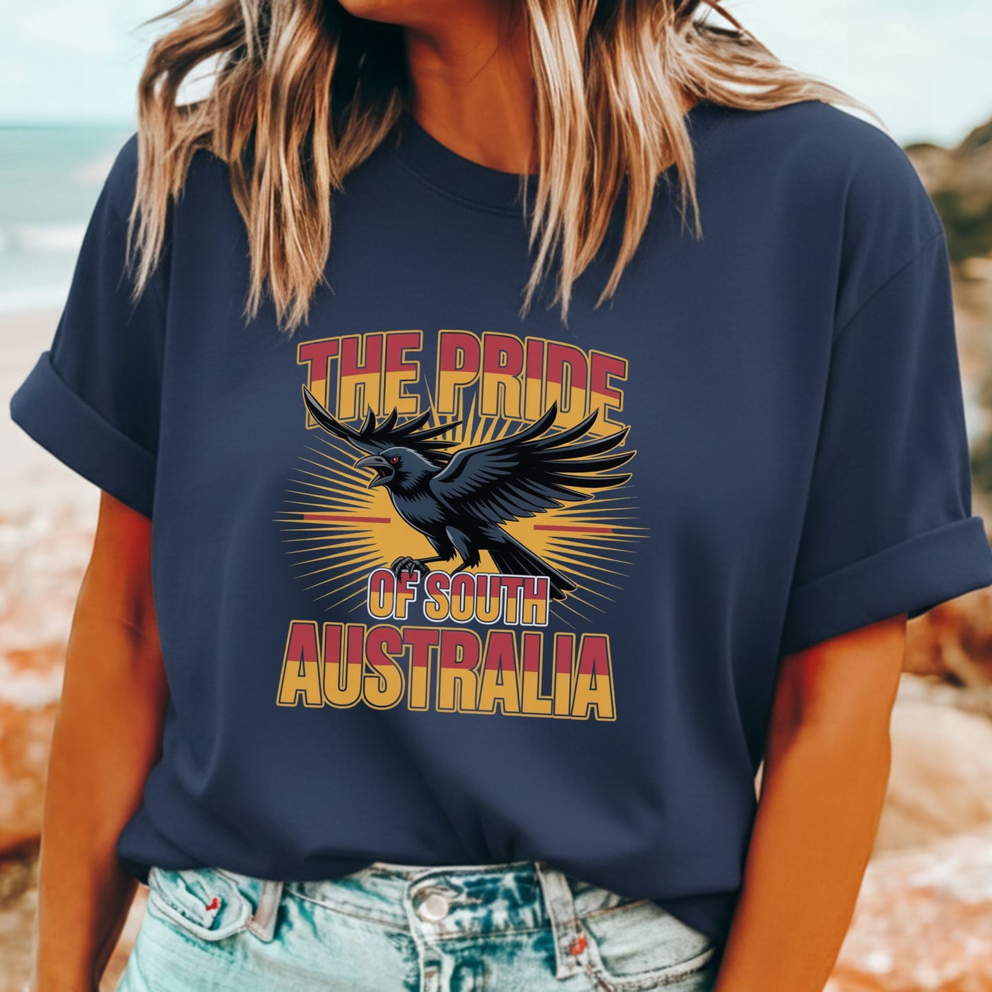 Pride of South Australia Crows t-shirt for Adelaide football fans