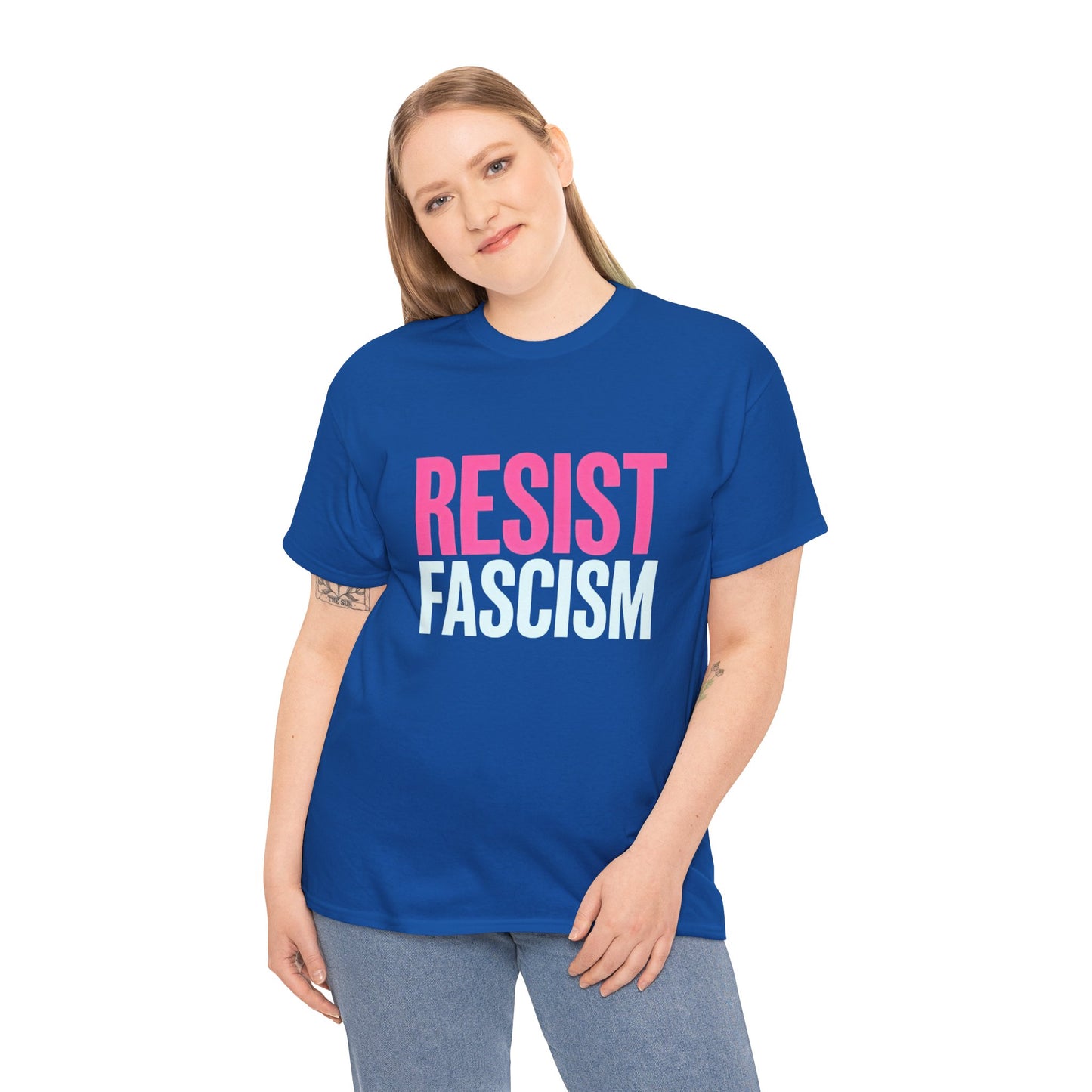 Protest-inspired graphic tee for fans of Gruen and political humour
