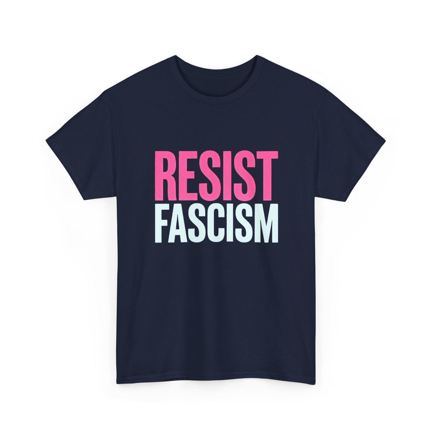 Australian pop culture inspired Resist Fascism slogan tee