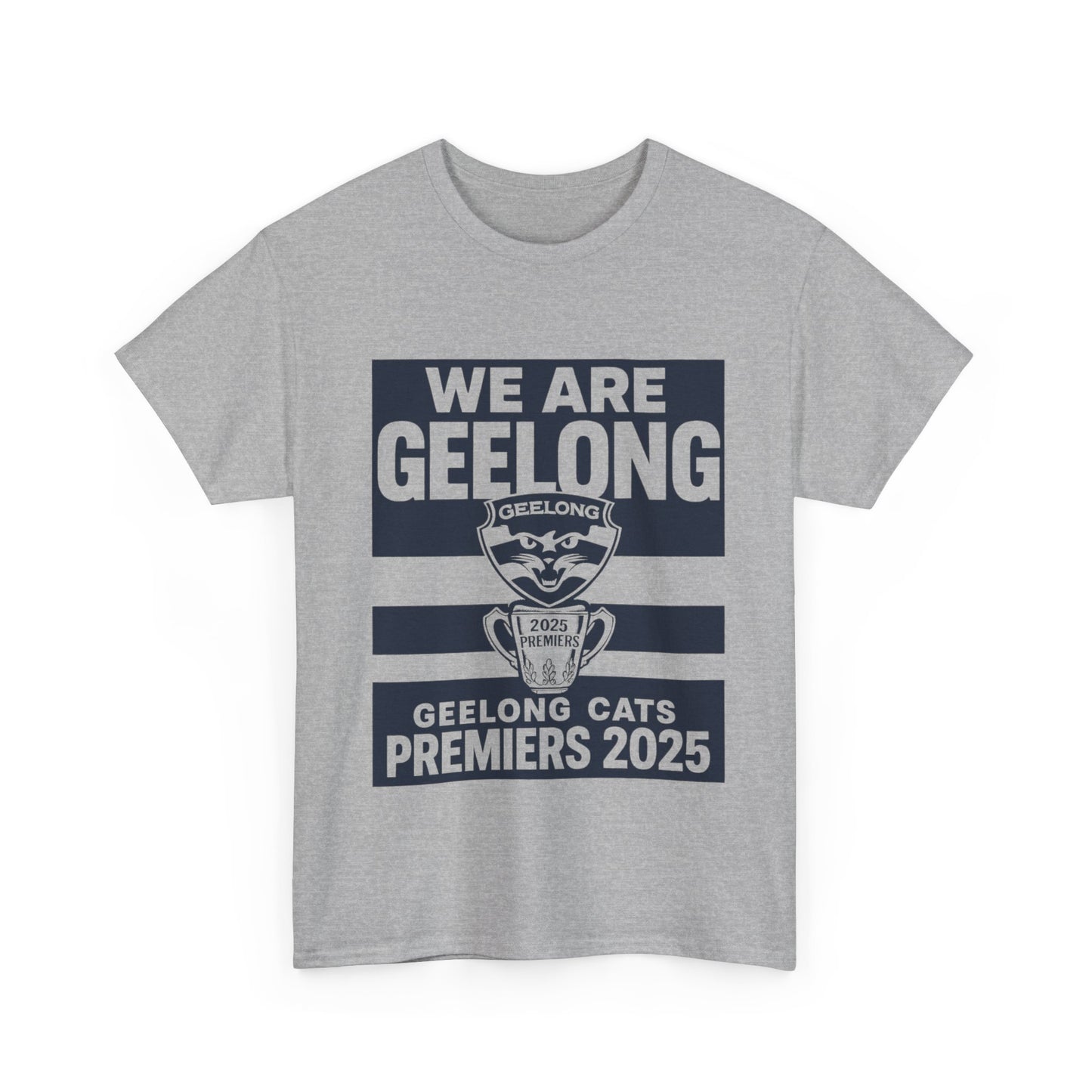 We Are Geelong – Cats Premiers 2025 T-Shirt | AFL Premiership Cup Edition