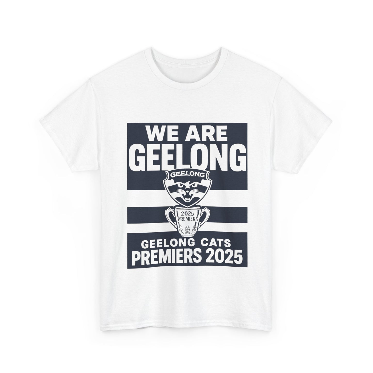 We Are Geelong – Cats Premiers 2025 T-Shirt | AFL Premiership Cup Edition
