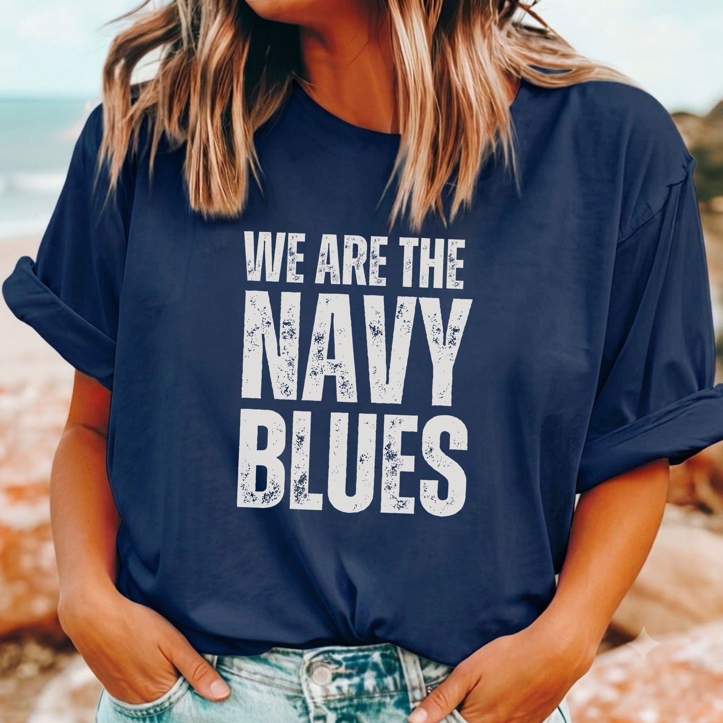 We Are the Navy Blues T-Shirt - Carlton Theme Song AFL Gift