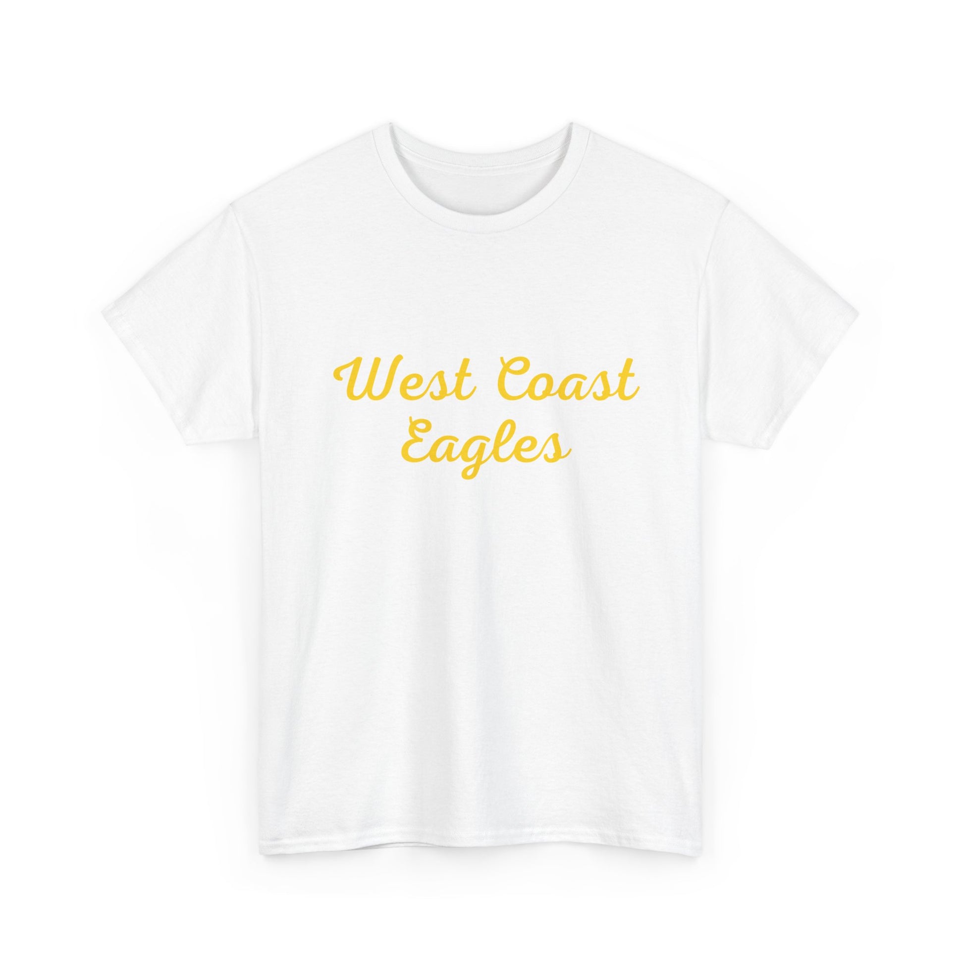 West Coast Eagles themed t-shirt in official WA club colours