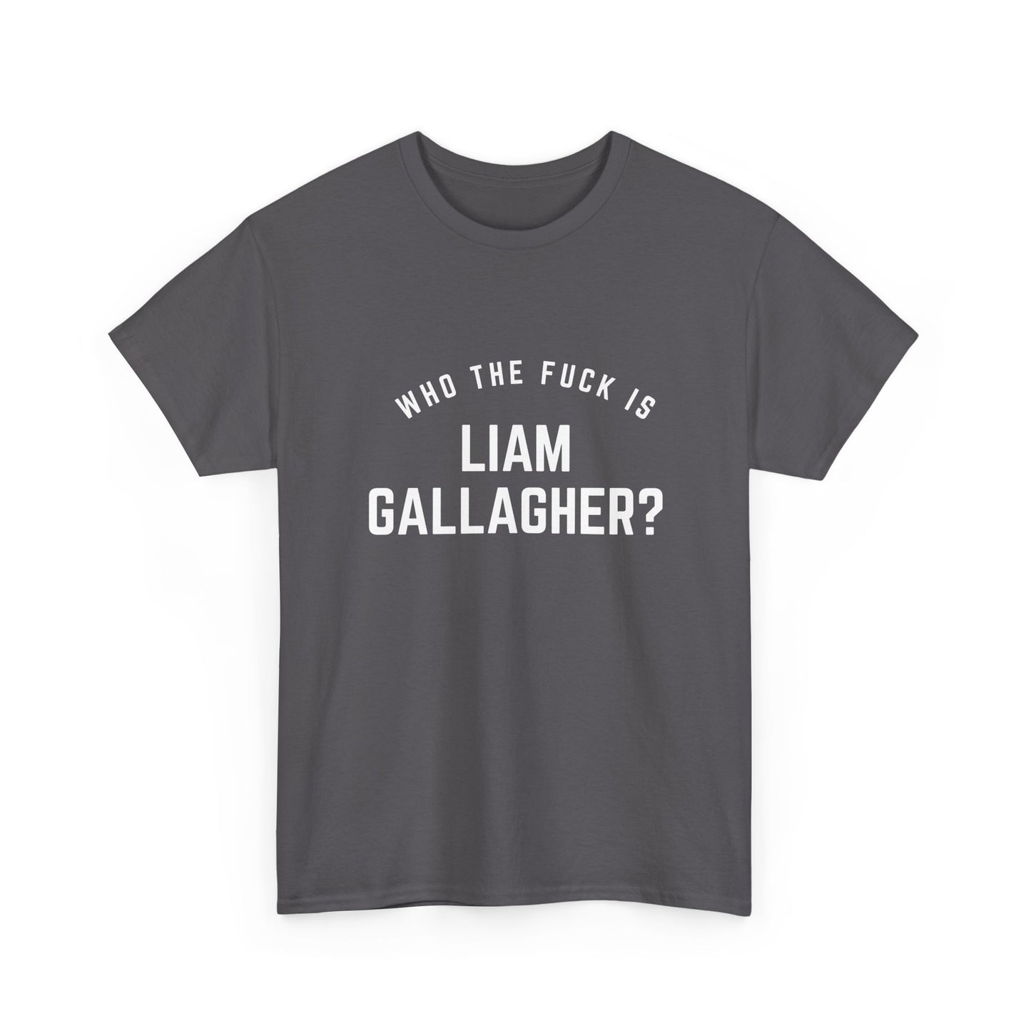 Rock ‘n’ roll attitude tee – Who the fuck is Liam Gallagher design for fans