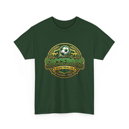 Socceroos World Cup T-Shirt in Green and Gold Colours