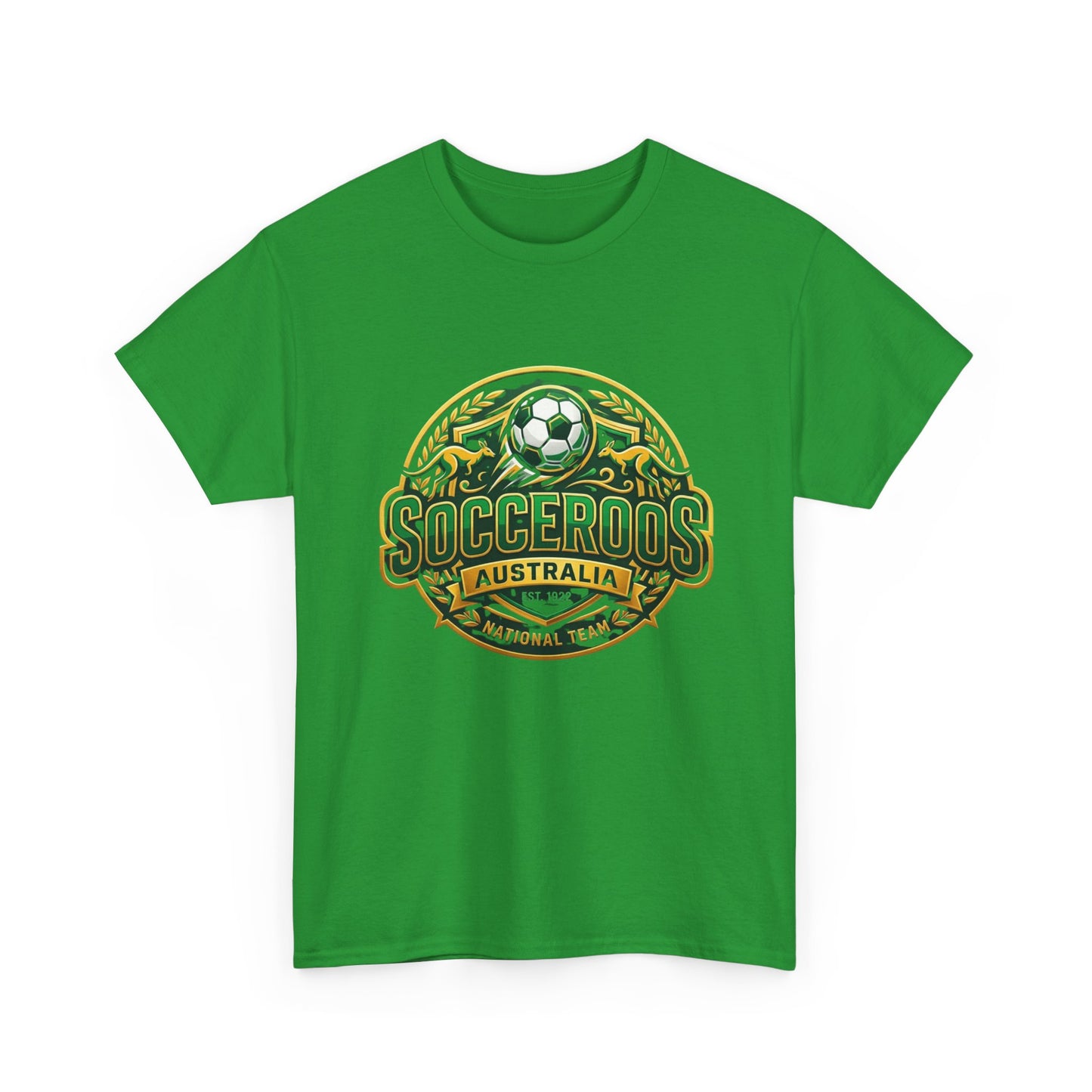 Socceroos World Cup T-Shirt - Green & Gold Till the Final Whistle