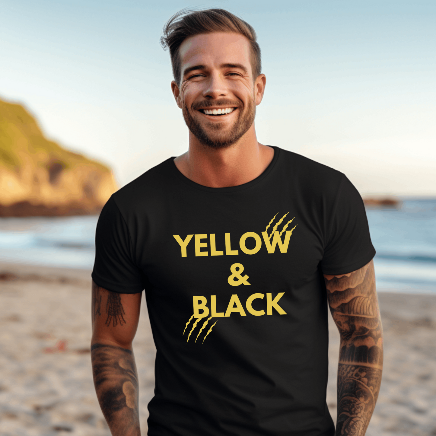 Yellow & Black Richmond Tigers AFL t-shirt for Tigers fans