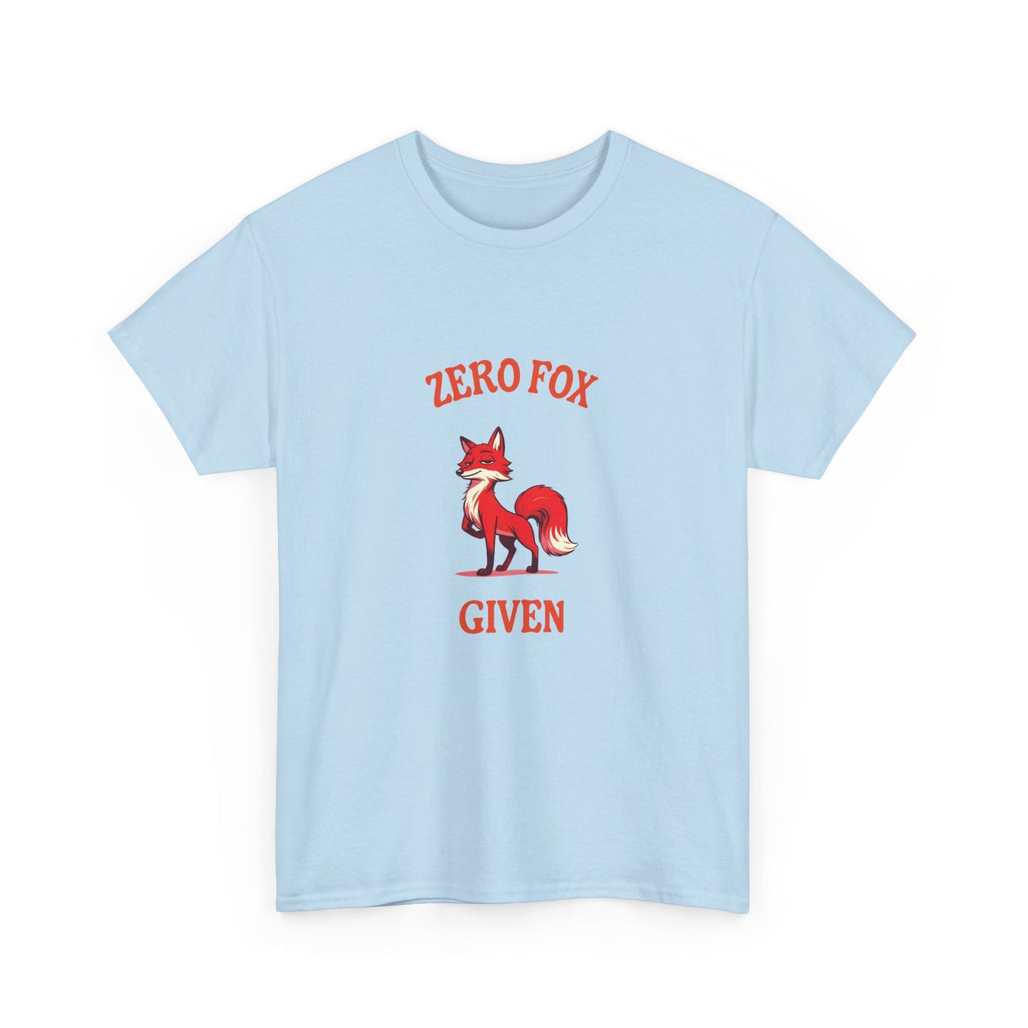 Humorous animal t-shirt with vintage cartoon fox print