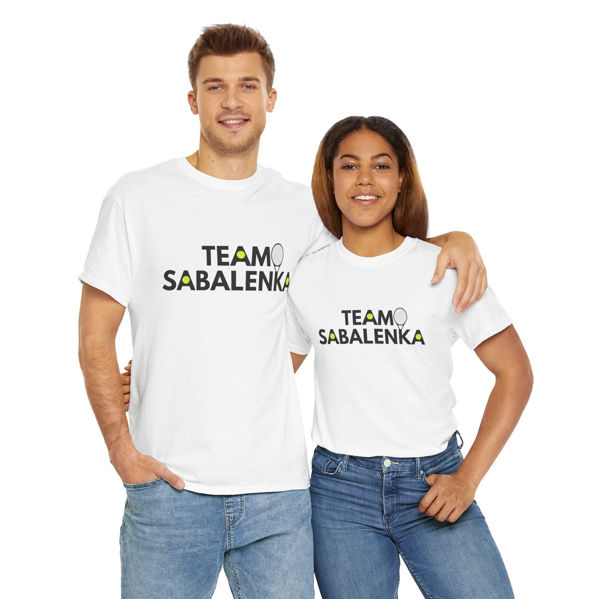Grand Slam-inspired 'Team Sabalenka' t-shirt, great for Aryna Sabalenka supporters and tennis enthusiasts