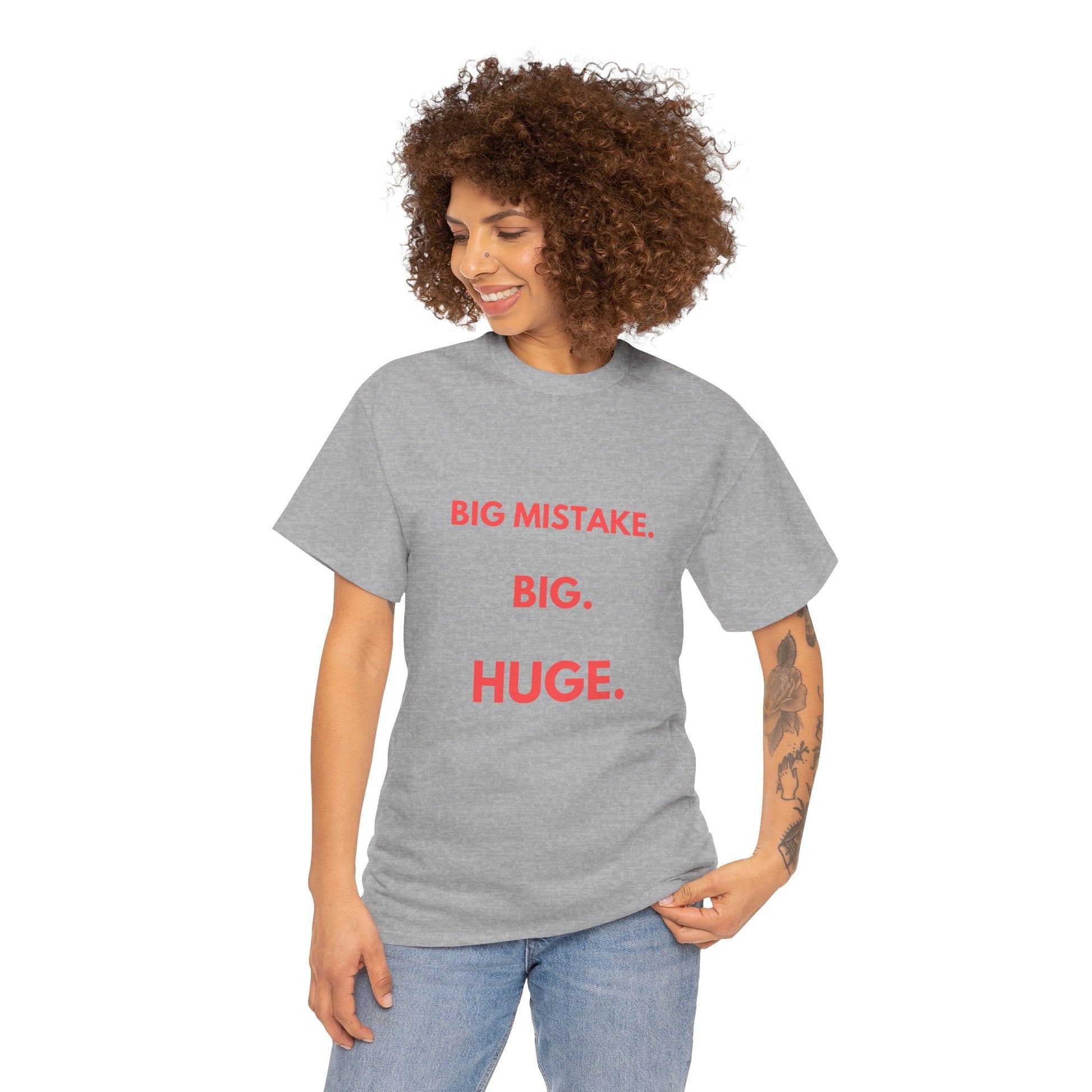 Movie lover’s 'Big Mistake. Big. Huge.' t-shirt, inspired by Julia Roberts’ iconic line in Pretty Woman
