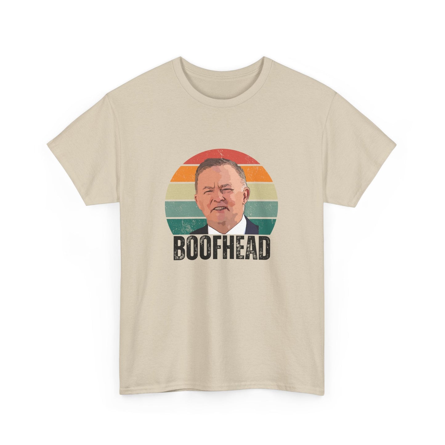 Boofhead' Albanese t-shirt, inspired by his famous sledge at Dutton—ideal for Aussie politics and satire fans