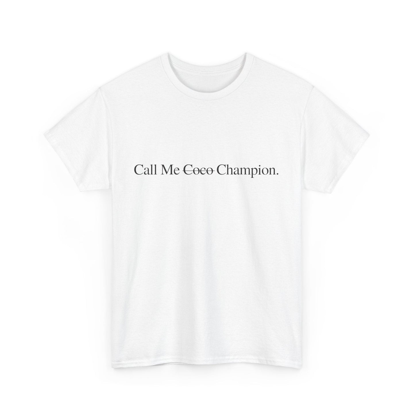 Coco Gauff US Open Champion t-shirt, perfect for tennis fans supporting the rising star.