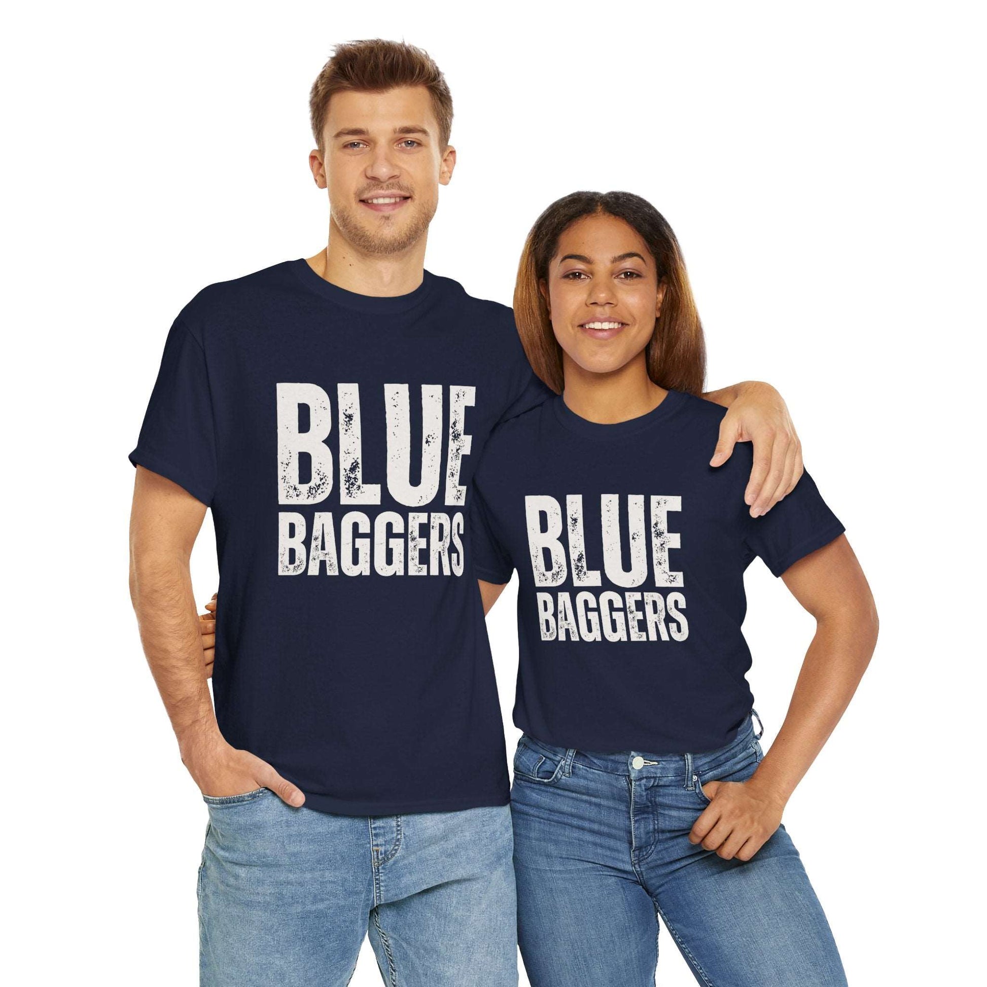 Carlton AFL Blue Baggers t-shirt for passionate Blues supporters