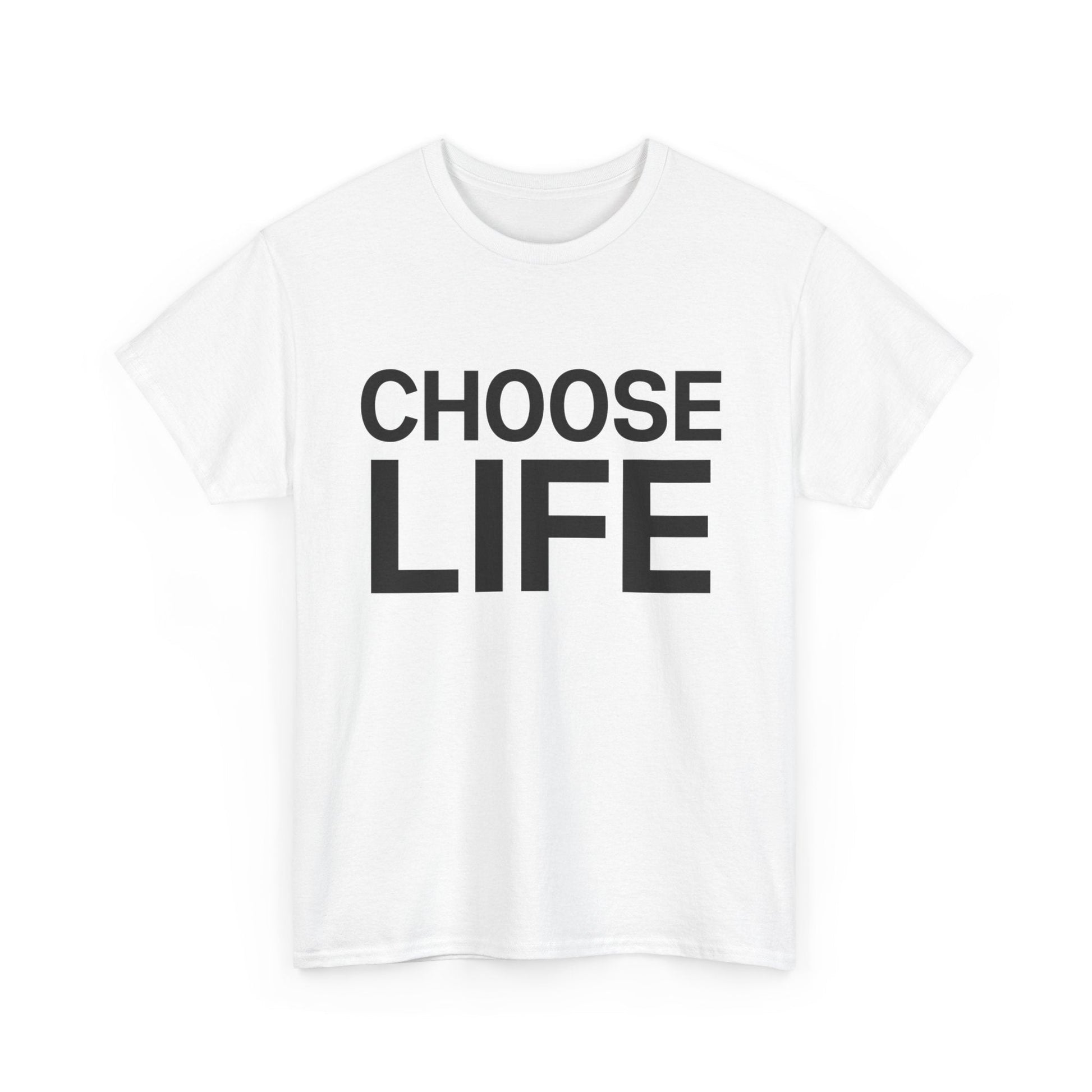 Retro Choose Life Shirt – Classic 80s Music Fashion Statement