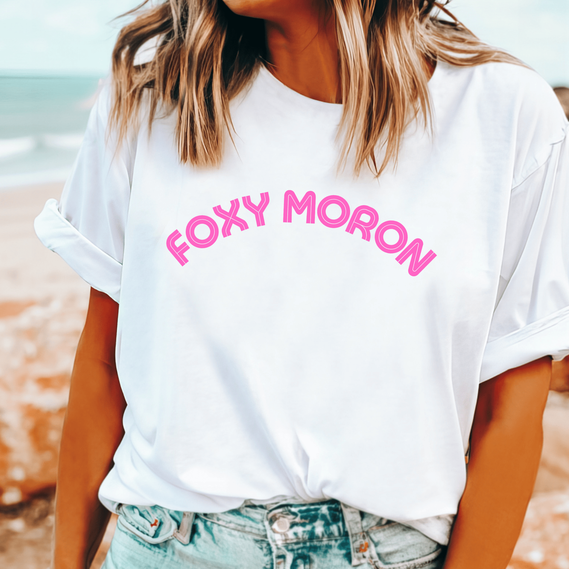 Kath and Kim Foxy Moron t-shirt with iconic Aussie comedy quote