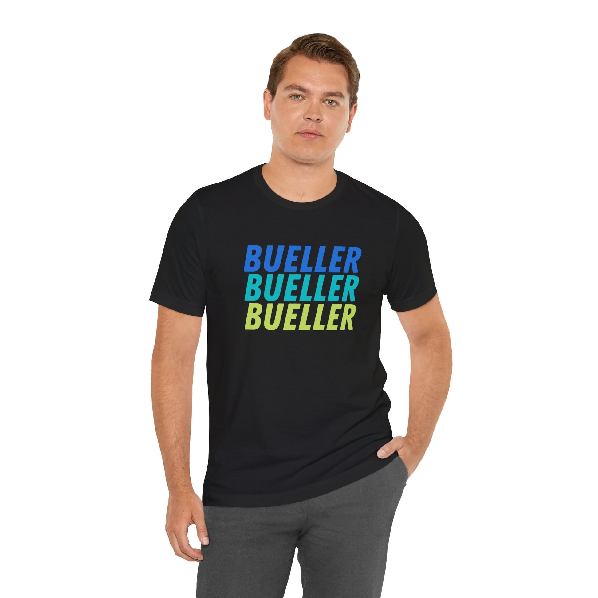 Classic movie quote tee – Bueller design for fans of Matthew Broderick’s iconic role