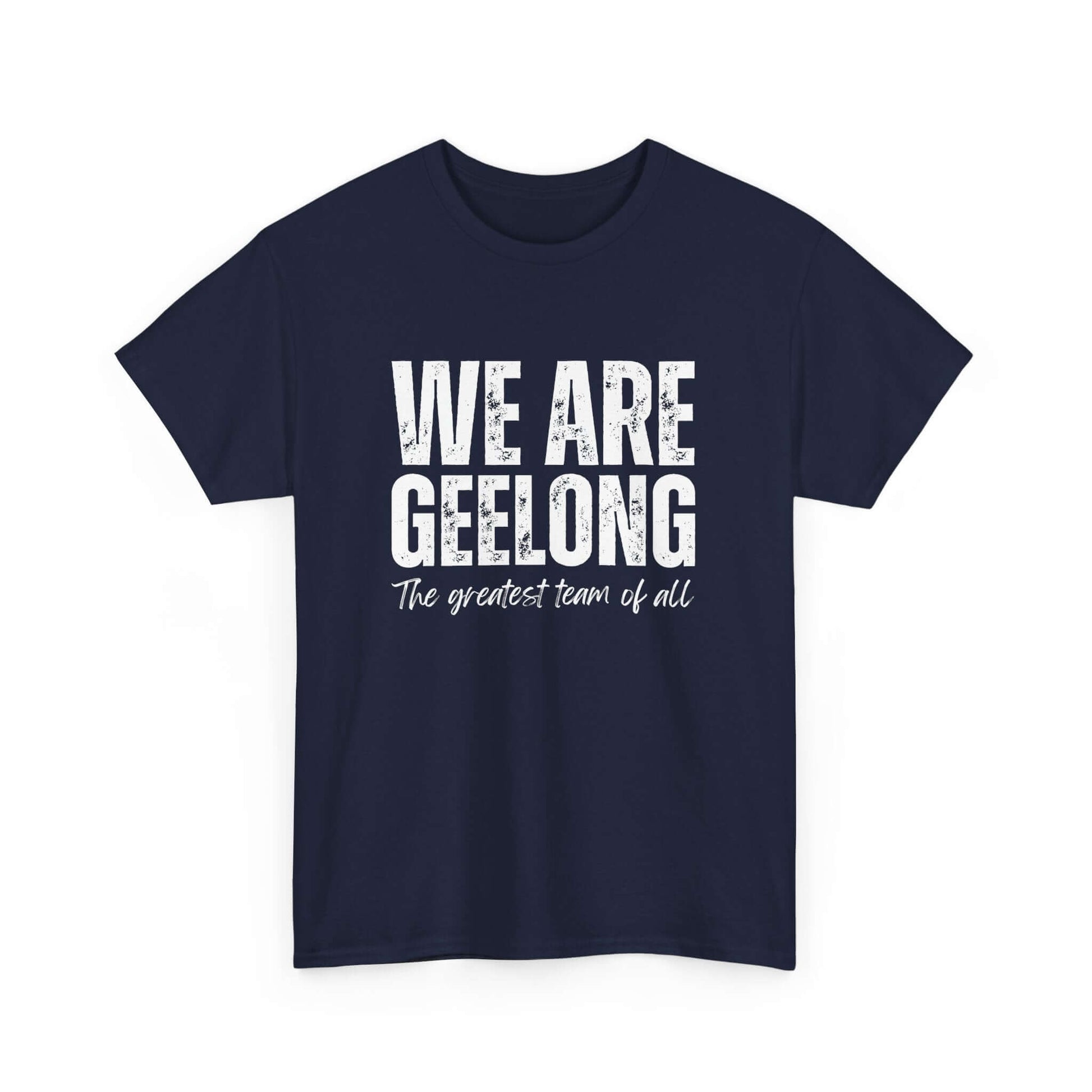 Classic Geelong Cats fan shirt with bold team pride statement
